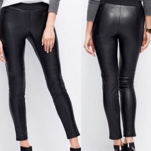 Ann Taylor faux leather leggings